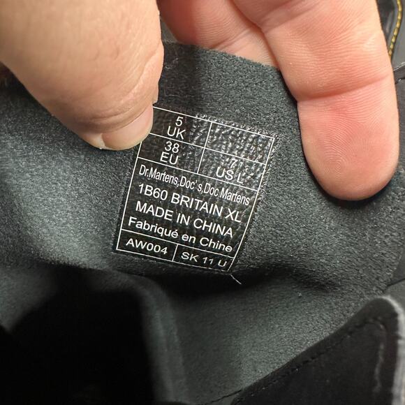 Dr Martens 1B60 BRITAIN XL knee high quad platform zipper boots UK 5 EU 38 US 7 - Picture 11 of 16